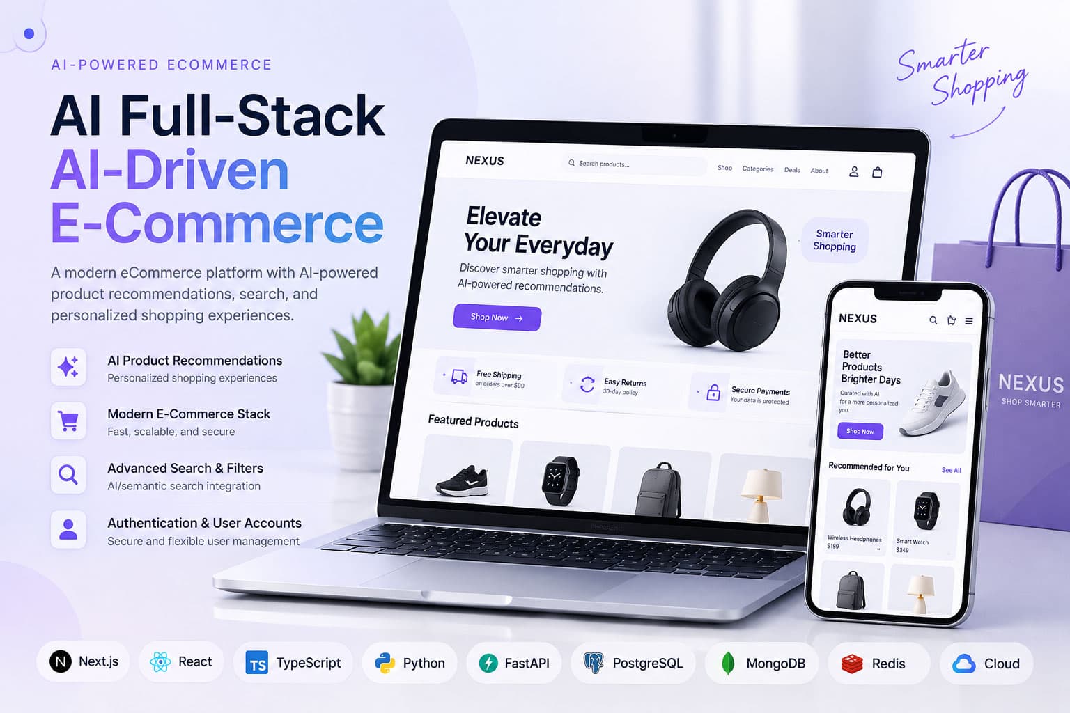 AI Full-Stack AI-Driven E-Commerce Architecture screenshot 1